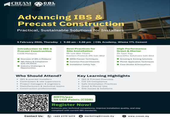 Advancing IBS & Precast Construction